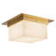 Mineral 11-in Brass Flush Mount-892515398-892515451