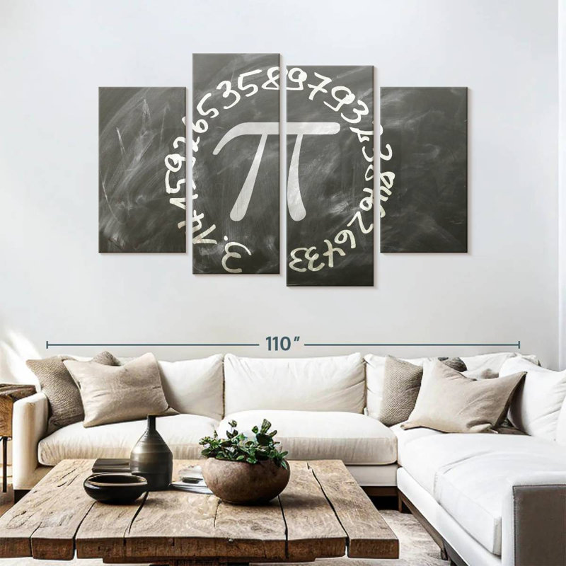 Keiri Pi Math, 54" H x 84" W