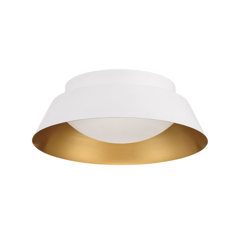 Plafonnier encastré 2 lumières Tenby, Blanc