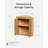 Modern Handless Corner Floor Cabinet With 2 Doors & Adjustable Shelves-1832298114