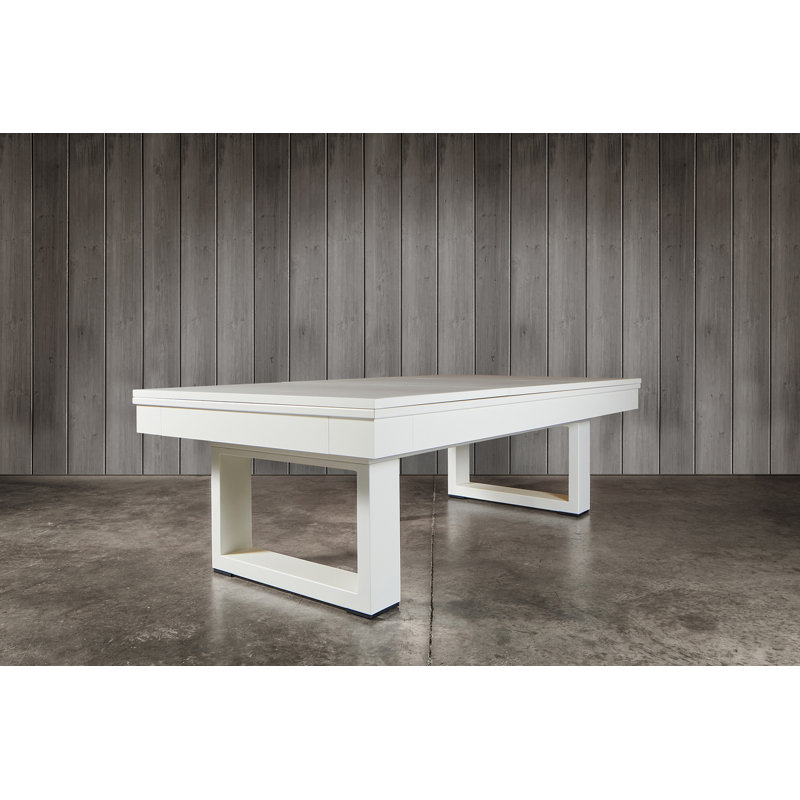 Santorini 8' Slate Pool Table with Professional Installation Included, Charcoal
