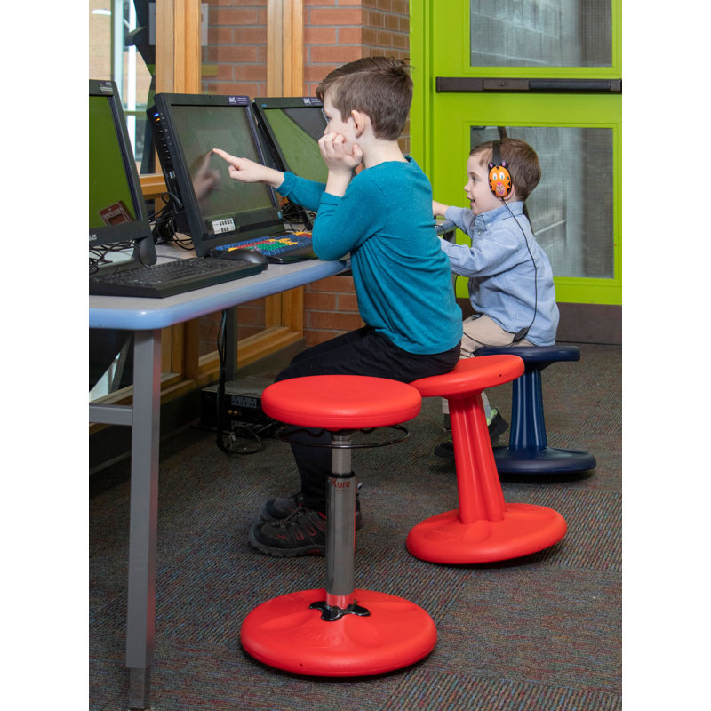 Fauteuil oscillant 14 po Kore Design ™, bleu foncé, Bleu très foncé, H 14 po x l 13,75 po x P 13,75 po
