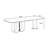 White Rectangular Stone Writing desk-613841452