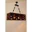 Lustre rectangulaire à 4 lumières Collier-593650283