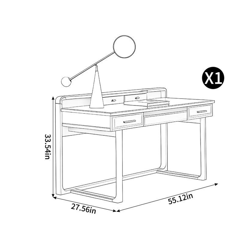 Nouveau bureau de style chinois