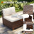 6 Person Rattan Sectional Seating Group With Cushions-171185837-190579026