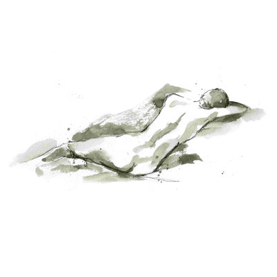 " Ink Figure Study V " by Ethan Harper