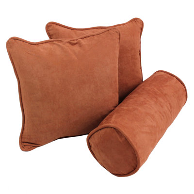 Microsuede Reversible Throw Pillow