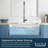 24 Inch White Fireclay Farmhouse Sink-24X 16 White Farm Sink For Small Kitchen And Laundry, Apron Front Porcelain Ceramic Sink Single Basin With Bottom Grid And Strainer