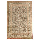 Hand Knotted Area Rug in Ivory