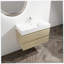 Meuble-lavabo simple 35,4 po avec plateau en céramique Hamdia-1361128511