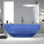 65.16'' x 29.72'' Freestanding Soaking Solid Surface Bathtub