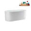 1501.1mm x 701mm Freestanding Soaking Acrylic Bathtub-1778873992