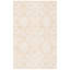 Droz Geometric Handmade Tufted Wool Gold/Ivory Area Rug-930191533