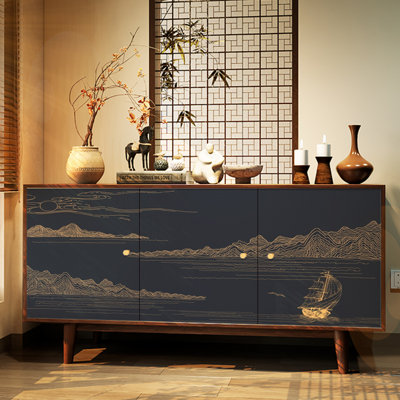 Chinese-style high-end minimalist sideboard