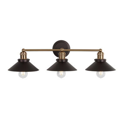 Bagatelle Industrial Farmhouse Metal Vanity Light