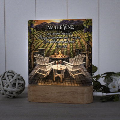 Vineyard Sunset W/ Scripture Night Light