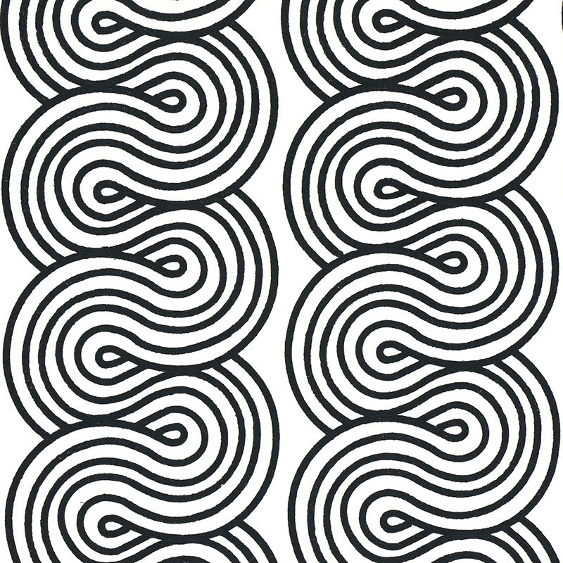 Giraldi Embroidery Fabric, Black