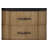Retro Double Drawer Nightstand