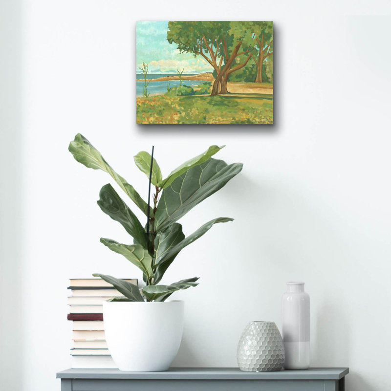  «Mini Western Vista 3» par Chariklia Zarris, art mural en verre acrylique, 16 po x 12 po