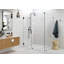 Illume 60 in. x 38.5 in. x 78 in. 90-degree Fully Frameless Wall Hinged Glass Shower Enclosure-295971724