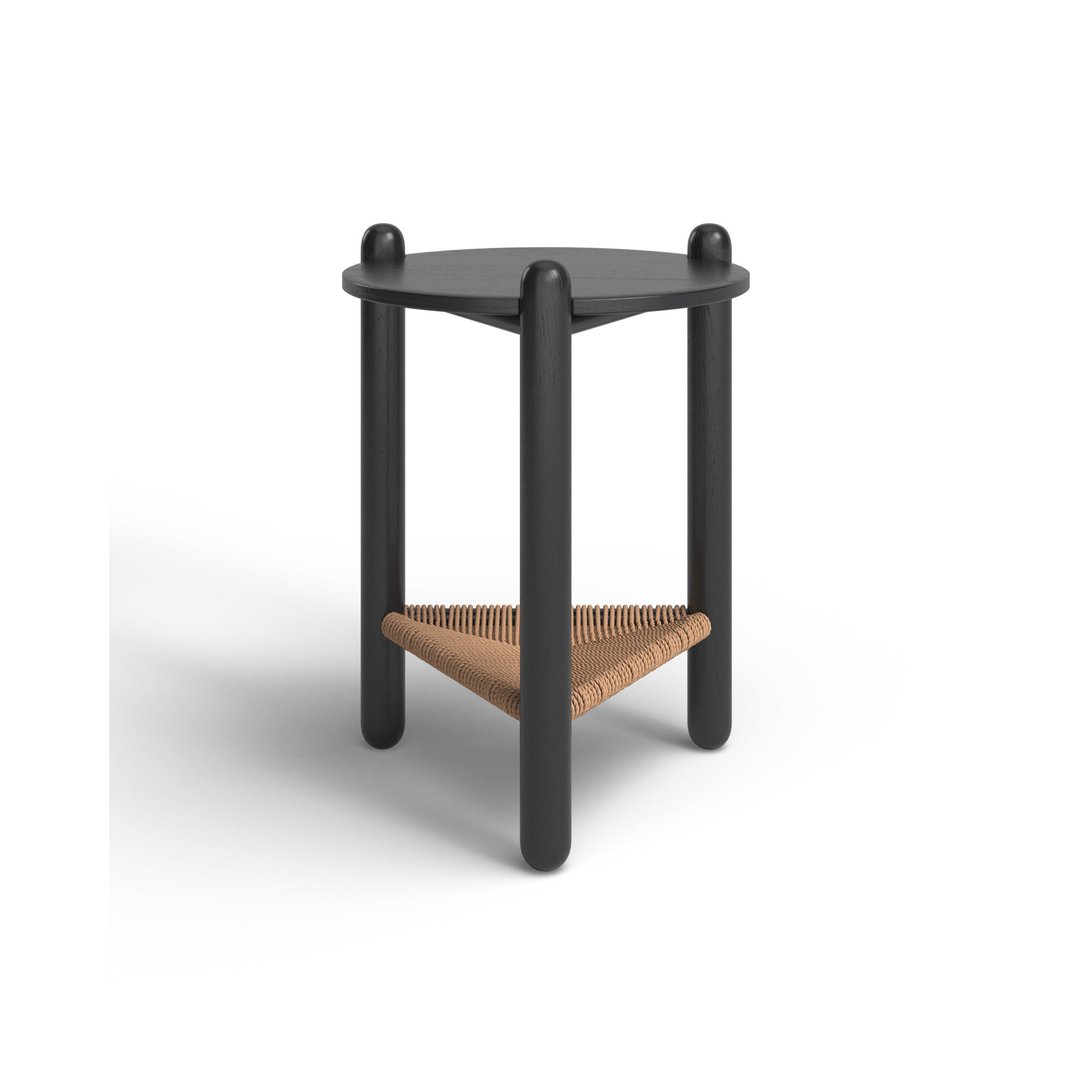 Trish End Table, Black, Black