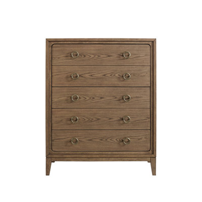 Commode 5 tiroirs au fini latté