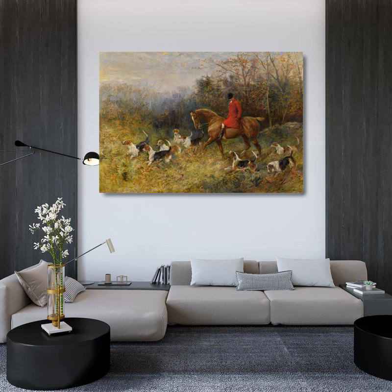 "The Draw" par Heywood Hardy - Art sur toile tendue avec châssis, H 48 po x l 33 po