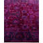 Tapis mauve en laine noué à la main 4 pi 2 po x 6 pi 4 po Chevalier