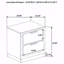 Table de chevet 2 tiroirs-466158885