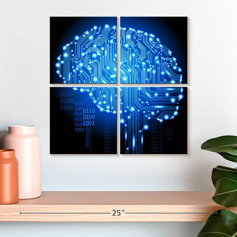 Keiri Cyborg Brain, H 18 po x l 18 po