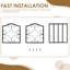 Hubertine 49cm W Metal Log Rack