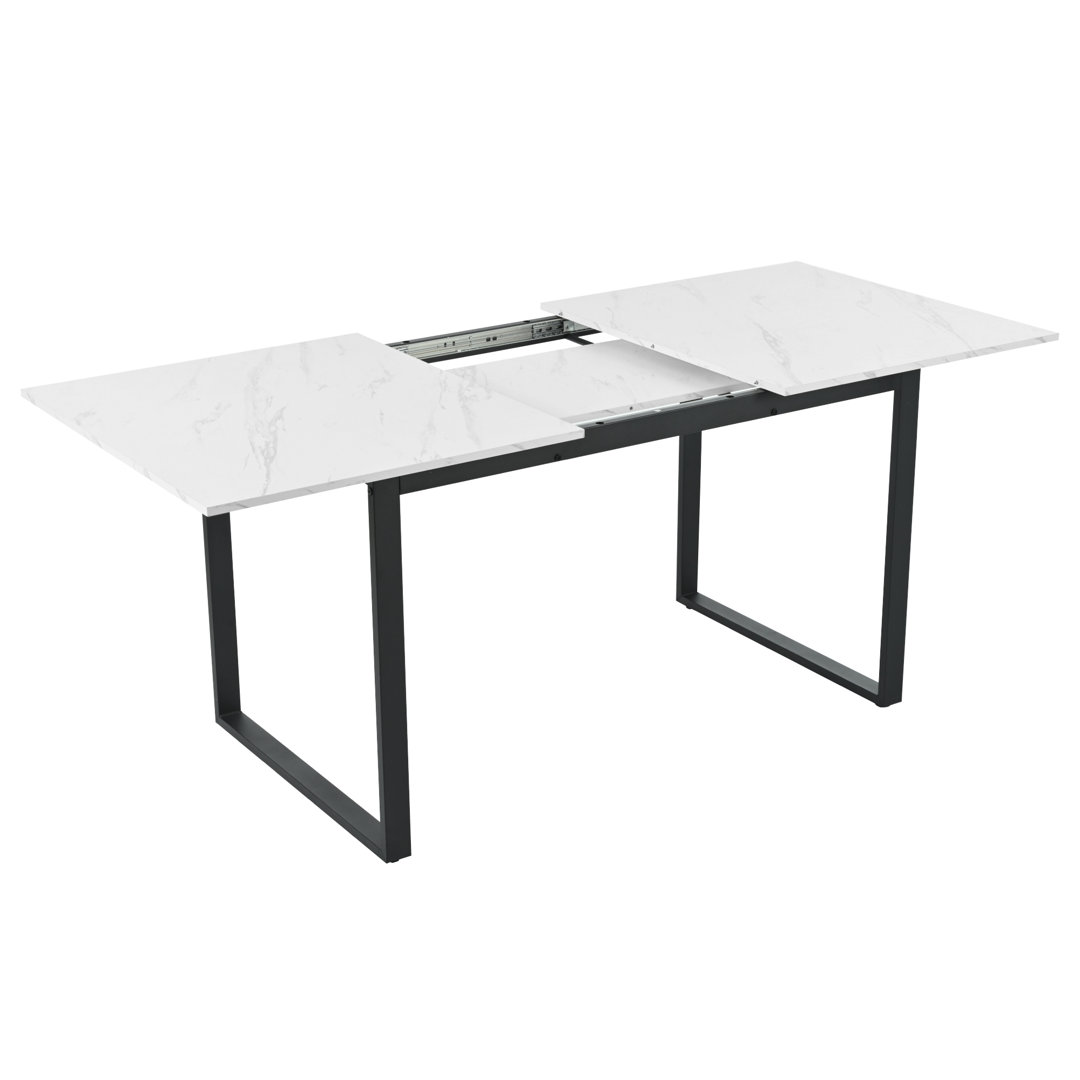 Metal Base Dining Table