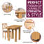 4 - Person Solid Oak Dining Set