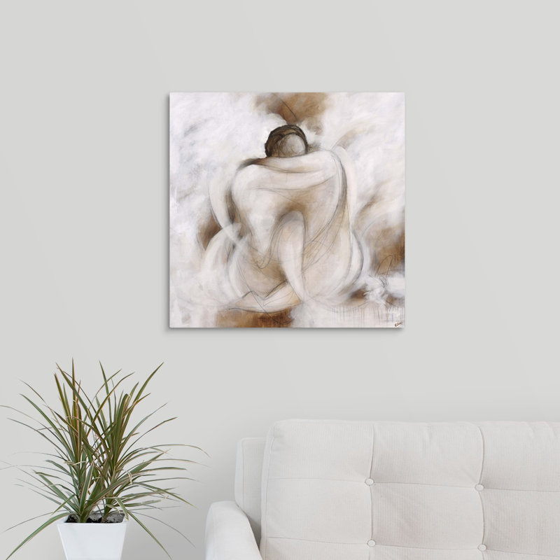 «Mallon Love Embraces» par Rikki Drotar - impression, H 12 po x l 12 po, Toile tendue, Sans cadre