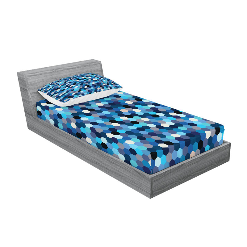Microfiber Abstract Sheet Set, Twin XL