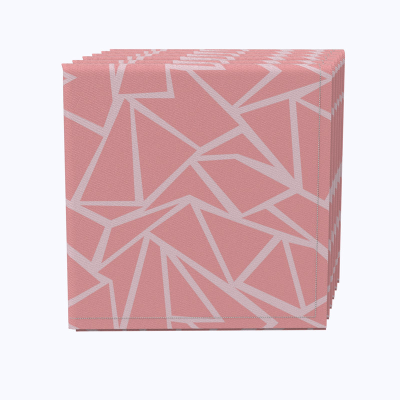 100% Cotton Geometric Square Napkin