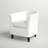 Afrida Faux Leather Barrel Chair