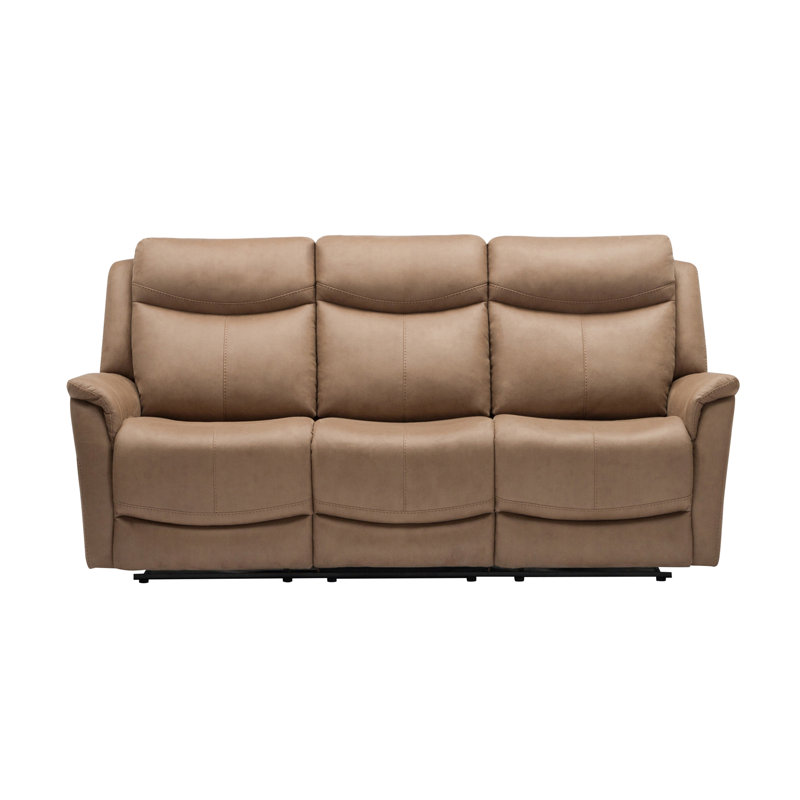 Wimmer 3 Seater Reclining Sofa, Caramel, Manual