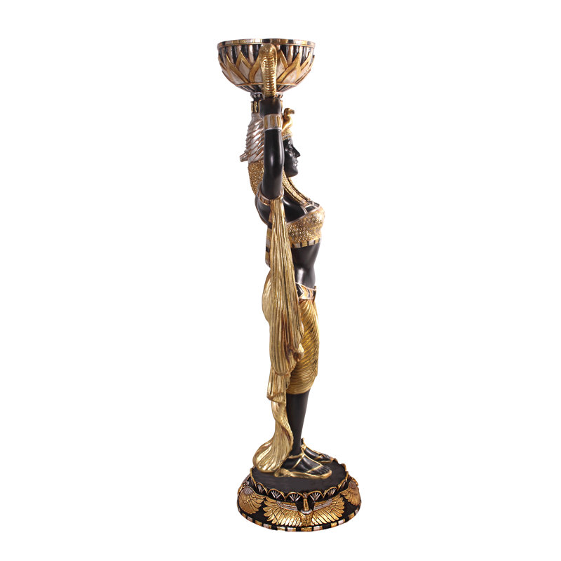 Cleopatra's Nubian Maiden Grand-Scale Statue