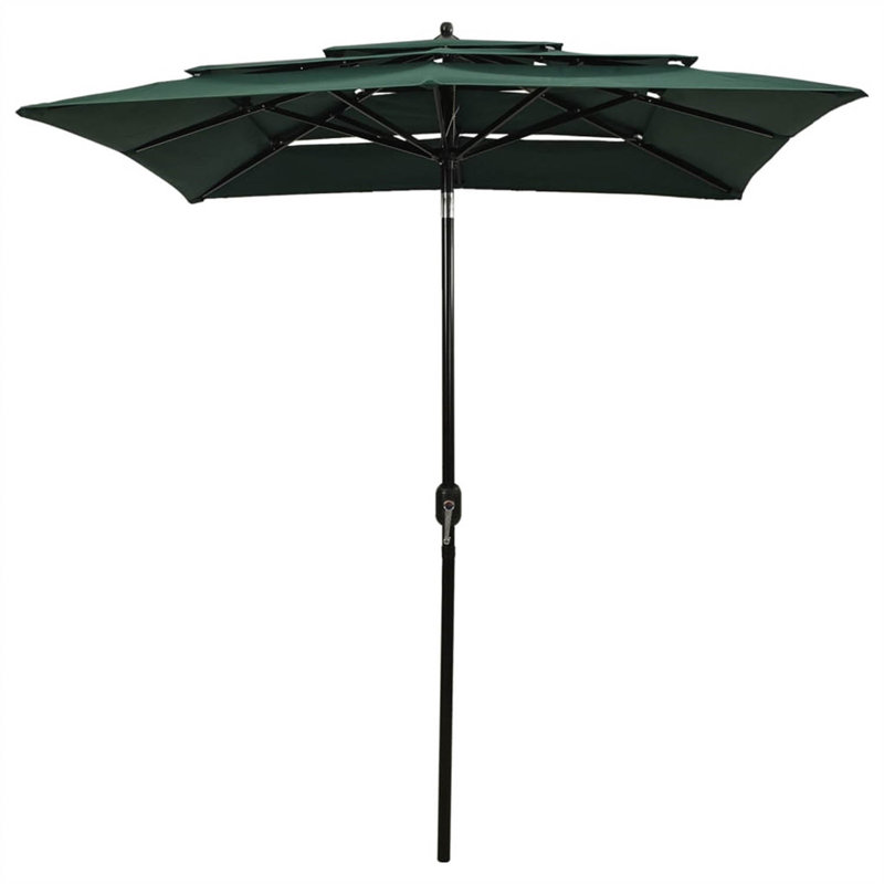 Juelz 200cm Market Parasol, Green