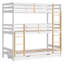 Canmore European Single (90 X 200 Cm) Bunk Bed with Storage Included