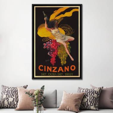 Corrigan Studio® Leonetto Cappiello Asti Cinzano Art Deco Liquor Vintage  French Wall Art Nouveau 1920 Booze Poster Print French Advertising Matted  Framed Art Wall Decor 20X26