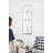 Rectangular Wooden Wall Mirrors With Distressed White Frame