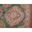 Tapis vert antique en coton Agra
