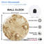 Horloge murale en verre 12 po