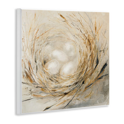 Abstract Baby Bird Egg Nest Countryside Animals - Painting
