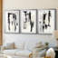 ABSTRACT Series DCC-III - Impression encadrée sur mesure de qualité supérieure - 3 pièces-7117216-7117217