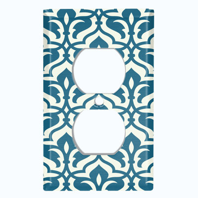 Patterned 1 - Gang Toggle Light Switch Standard Wall Plate