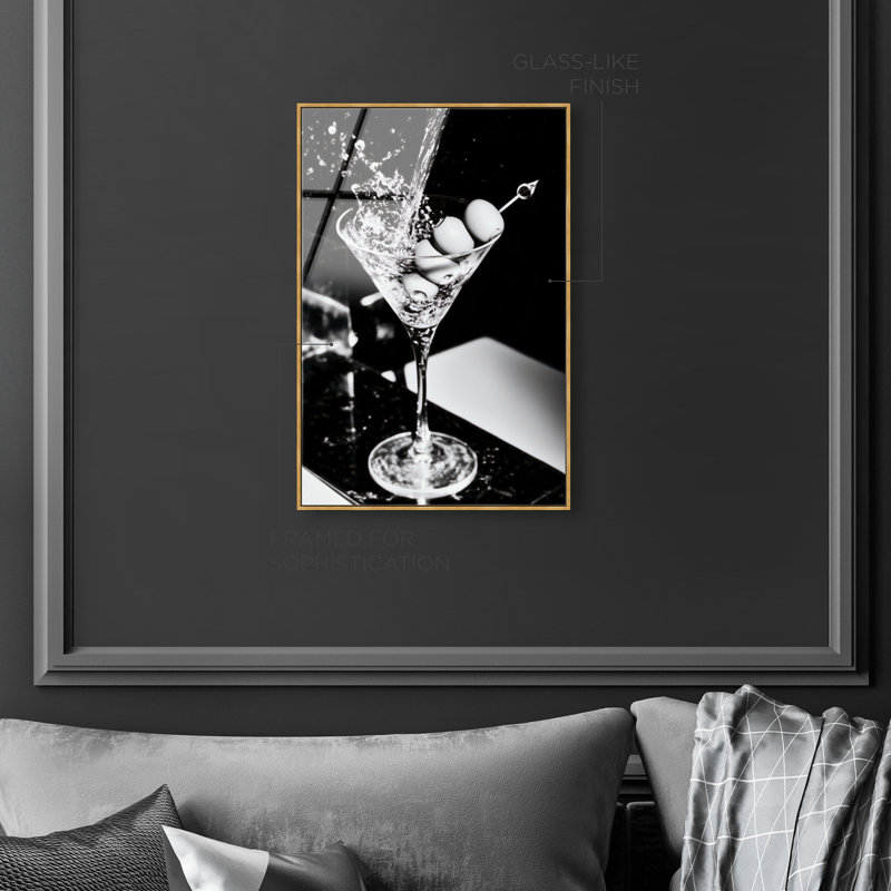 Chill Time III Print by Oliver Gal, 46"H x 31"W, Gold Floater Frame